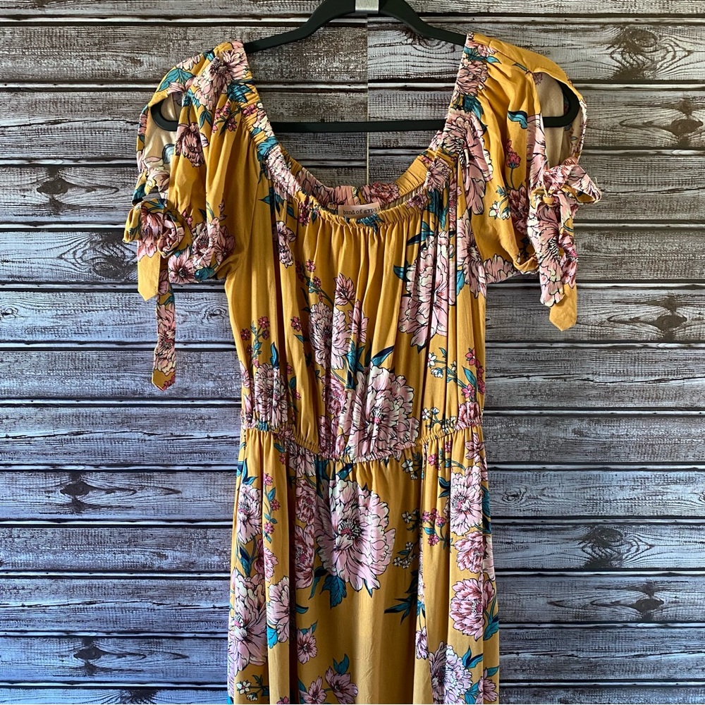 Band of Gypsies Floral Print Dress Size M‎